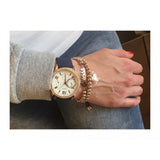  Shop Authentic Guess Solar White Rose Gold Dial Blue Rubber Strap Watch For Women - W1135L3 - Luxxuri