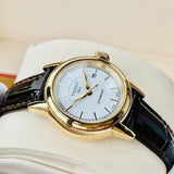  Shop Authentic Tissot Carson Automatic White Dial Brown Leather Strap Watch For Women - T085.207.36.011.00 - Luxxuri