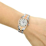  Shop Authentic Tissot T Wave Mother of Pearl Dial Two Tone Steel Strap Watch For Women - T112.210.22.113.01 - Luxxuri