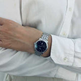  Shop Authentic Tissot T Classic Carson Premium Automatic Lady Black Dial Silver Steel Strap Watch for Women - T122.207.11.051.00 - Luxxuri