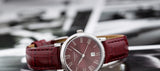  Shop Authentic Tissot Carson Premium Lady Maroon Dial Maroon Leather Strap Watch For Women - T122.210.16.373.00 - Luxxuri