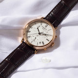  Shop Authentic Tissot Carson Premium Chronograph Silver Dial Brown Leather Strap Watch For Men - T122.417.36.033.00 - Luxxuri