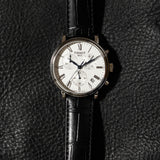  Shop Authentic Tissot Carson Premium Chronograph Silver Dial Black Leather Strap Watch For Men - T122.417.16.033.00 - Luxxuri