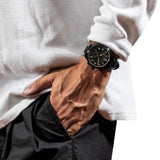  Shop Authentic Tissot Chrono XL Vintage Chronograph Black Dial Black Leather Strap Watch For Men - T116.617.36.052.02 - Luxxuri