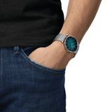  Shop Authentic Tissot Everytime Gent Green Dial Silver Mesh Bracelet Watch for Men - T143.410.11.091.00 - Luxxuri