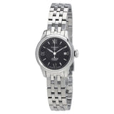  Shop Authentic Tissot Le Locle Automatic Small Lady Black Dial Silver Steel Strap Watch For Women - T41.1.183.53 - Luxxuri