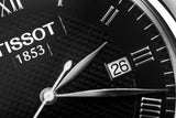  Shop Authentic Tissot Le Locle Powermatic 80 Black Dial Black Leather Strap Watch For Men - T006.407.16.053.00 - Luxxuri