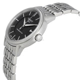  Shop Authentic Tissot T Classic Carson Premium Automatic Lady Black Dial Silver Steel Strap Watch for Women - T122.207.11.051.00 - Luxxuri