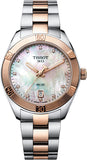  Shop Authentic Tissot PR 100 Sport Chic Diamonds Mother of Pearl Dial Two Tone Steel Strap Watch for Women - T101.910.22.116.00 - Luxxuri