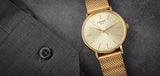  Shop Authentic Tissot Everytime Gent Gold Dial Gold Mesh Bracelet Watch for Men - T143.410.33.021.00 - Luxxuri