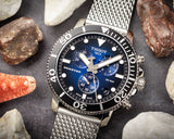  Shop Authentic Tissot Seastar 1000 Chronograph Blue Dial Silver Mesh Bracelet Watch For Men - T120.417.11.041.02 - Luxxuri