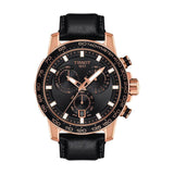  Shop Authentic Tissot Supersport Chrono Black Dial Black Leather Strap Watch for Men - T125.617.36.051.00 - Luxxuri