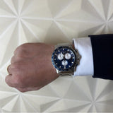  Shop Authentic Tissot Supersport Chrono Blue Dial Silver Steel Strap Watch For Men - T125.617.11.041.00 - Luxxuri
