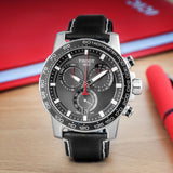  Shop Authentic Tissot Supersport Chrono Black Dial Black Leather Strap Watch for Men - T125.617.16.051.00 - Luxxuri
