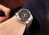  Shop Authentic Tissot Couturier Chronograph Black Dial Silver Steel Strap Watch For Men - T035.617.11.051.00 - Luxxuri