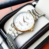 Shop Authentic Tissot Luxury Powermatic 80 Silver Dial Silver Steel Strap Watch For Men - T086.408.22.036.00 - Luxxuri