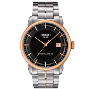  Shop Authentic Tissot Luxury Powermatic 80 Black Dial Silver Steel Strap Watch For Men - T086.407.22.051.00 - Luxxuri