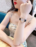  Shop Authentic Tissot T Wave Diamond Mother of Pearl Dial Black Leather Strap Watch For Women - T112.210.36.111.00 - Luxxuri