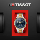  Shop Authentic Tissot Chrono XL Classic Blue Dial Two Tone Steel Strap Watch for Men - T116.617.22.041.00 - Luxxuri