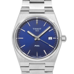 Tissot PRX Blue Dial Silver Steel Strap Watch For Men - T137.210.11.041.00