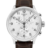  Shop Authentic Tissot Chrono XL Silver Dial Brown Leather Strap Watch For Men - T116.617.16.037.00 - Luxxuri