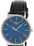  Shop Authentic Tissot Everytime Gent Blue Dial Black Leather Strap Watch for Men - T143.410.16.041.00 - Luxxuri