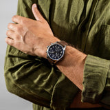  Shop Authentic Tissot Chrono XL Vintage Blue Dial Brown Leather Strap Watch For Men - T116.617.16.042.00 - Luxxuri