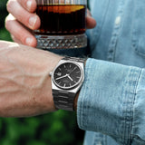  Shop Authentic Tissot PRX Quartz Black Dial Silver Steel Strap Watch For Men - T137.410.11.051.00 - Luxxuri
