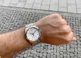  Shop Authentic Tissot Couturier Chronograph White Dial Silver Steel Strap Watch For Men - T035.617.11.031.00 - Luxxuri
