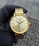  Shop Authentic Tissot Everytime Lady Gold Dial Gold Mesh Bracelet Watch for Women - T143.210.33.021.00 - Luxxuri