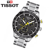  Shop Authentic Tissot PRS 516 Chronograph Black Dial Silver Steel Strap Watch For Men - T100.417.11.051.00 - Luxxuri