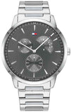  Shop Authentic Tommy Hilfiger Brad Chronograph Quartz Grey Dial Silver Steel Strap Watch For Men - 1710385 - Luxxuri