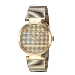  Shop Authentic Tommy Hilfiger Lynn Quartz Gold Dial Gold Mesh Bracelet Watch For Women - 1781867 - Luxxuri