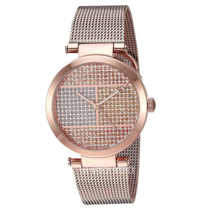  Shop Authentic Tommy Hilfiger Lynn Crystals Rose Gold Dial Rose Gold Mesh Strap Watch For Women - 1781868 - Luxxuri