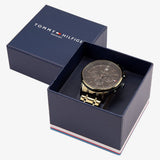  Shop Authentic Tommy Hilfiger Mason Quartz Blue Dial Silver Steel Strap Watch for Men - 1791788 - Luxxuri
