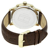  Shop Authentic Tommy Hilfiger Keagan Quartz Silver Dial Brown Leather Strap Watch for Men - 1791291 - Luxxuri
