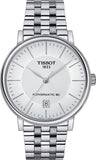  Shop Authentic Tissot T Classic Carson Premium Powermatic 80 White Dial Silver Steel Strap Watch For Men - T122.407.11.031.00 - Luxxuri