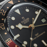 Tudor Black Bay 58 Black Dial Silver Steel Strap Watch for Men - M7939G