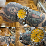  Shop Authentic Citizen Tsuyosa Automatic Yellow Dial Silver Steel Strap Watch for Men - NJ0150-81Z - Luxxuri