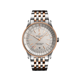  Shop Authentic Breitling Navitimer Automatic 41 White Dial Two Tone Steel Strap Watch for Men - U17326211G1U1 - Luxxuri