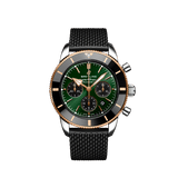  Shop Authentic Breitling Superocean Heritage B01 Chronograph 44 Limited Edition Green Dial Black Mesh Bracelet Watch for Women - UB01622A1L1S1 - Luxxuri