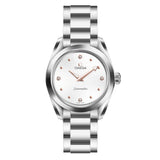  Shop Authentic Omega Seamaster Aqua Terra Quartz Diamond Silver Dial Silver Steel Strap Watch for Women - 220.10.28.60.54.001 - Luxxuri