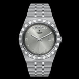 Shop Authentic Tudor Royal Day Date Diamonds Automatic Silver Dial Silver Steel Strap Watch for Men - M28600-0002 - Luxxuri