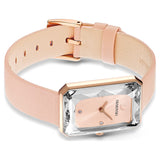 Shop Authentic Swarovski Uptown Pink Dial Pink Leather Strap Watch for Women - 5547719 - Luxxuri