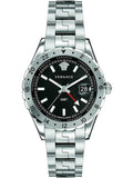  Shop Authentic Versace Hellenyium GMT Black Dial Silver Steel Strap Watch for Men - V11020015 - Luxxuri
