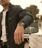  Shop Authentic Fossil FB-01 Chronograph Black Dial Silver Steel Strap Watch for Men - FS5864 - Luxxuri