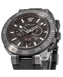  Shop Authentic Versace V Extreme Chronograph Black Tone Dial Black Rubber Strap Watch for Men - VCN020017 - Luxxuri