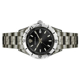  Shop Authentic Versace Hellenyium Quartz Black Dial Grey Steel Strap Watch For Men - VE3A00620 - Luxxuri