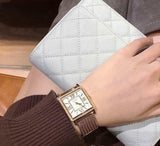  Shop Authentic Guess Highline Off White Dial Rose Gold Stainless Steel Mesh Strap Watch For Women - W0826L3 - Luxxuri