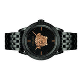  Shop Authentic Versace Palazzo Empire Quartz Black Dial Black Steel Strap Watch For Men - VEDB00518 - Luxxuri